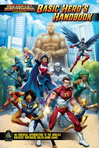 Cover image of the Basic Hero's Handbook for Mutants and Masterminds Third Edition. 